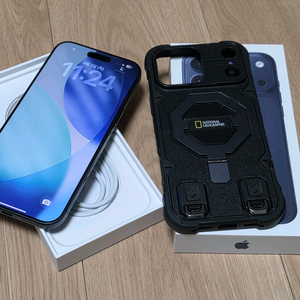 아이폰 17 프로 맥스 딥 블루 256기가 무기스 최상급 풀박스 판매 이미지