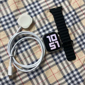 애플워치10 42mm 실버 S급 WOS 11.6.1 구버전 이미지