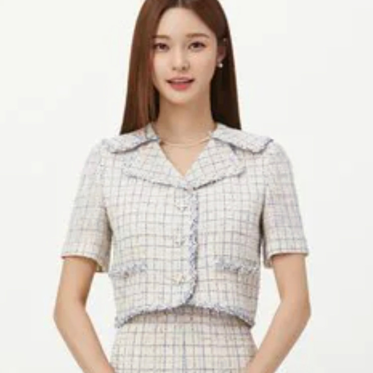 잇미샤(it michaa) 트위드 크롭자켓 55 새상품 이미지