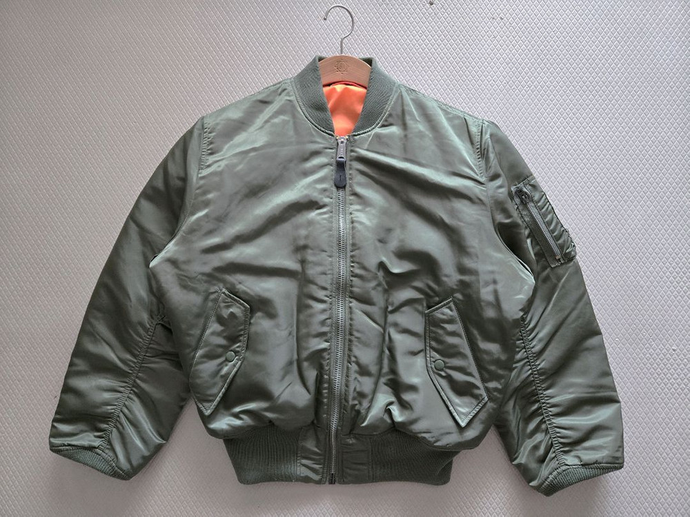 [M] 알파인더스트리 MA-1 플라이트 자켓 세이지 이미지