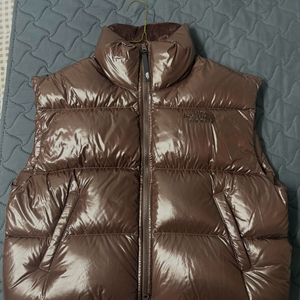 노스페이스 글로시 패딩조끼 브라운 M(90) 이미지