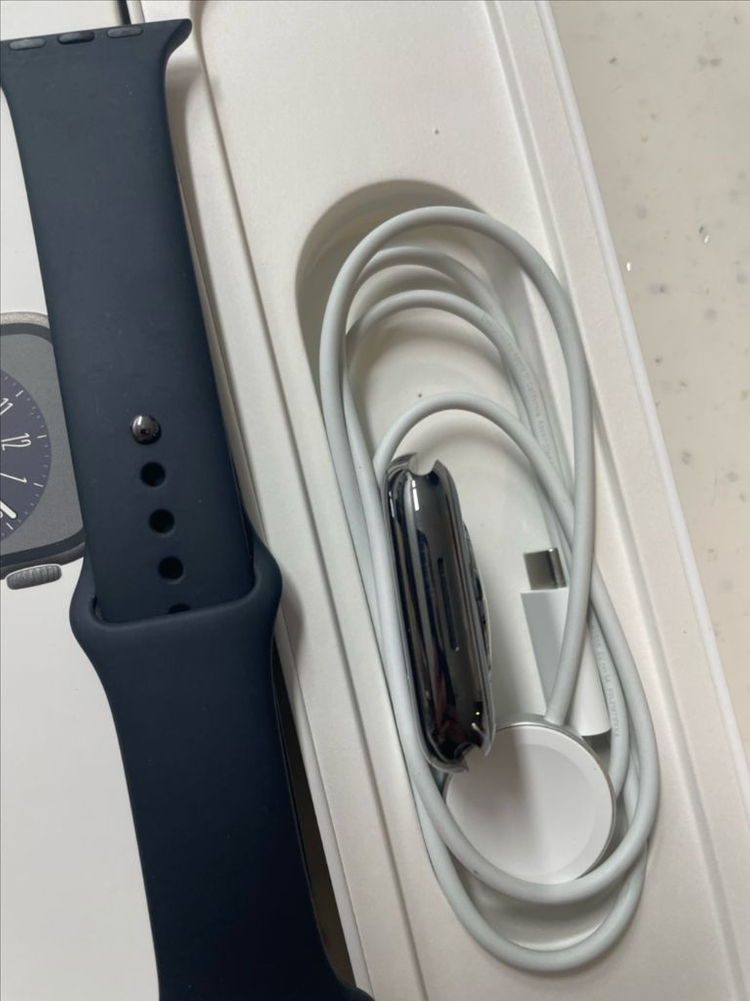 애플워치8스테인리스 45mm 그래파이트 SSS급 이미지