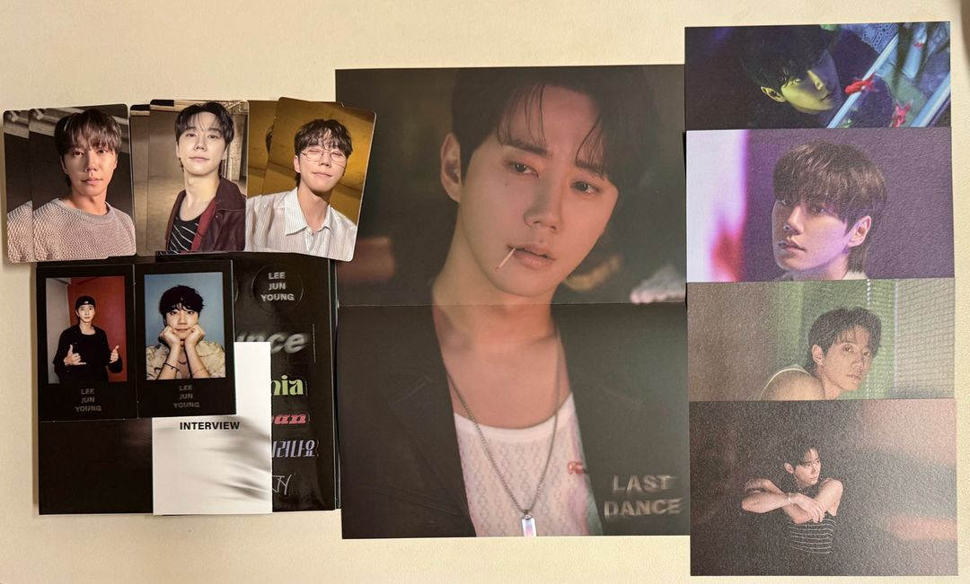 이준영 포카 라스트댄스 앨범 개봉 미개봉 이미지