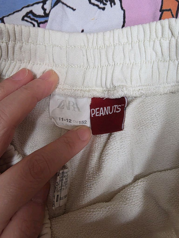 여아 여름옷 150. 자라키즈 스누피 상하 일괄. 이미지