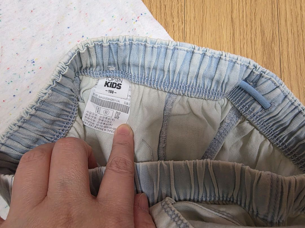 여아 여름옷 150. 스타일노리터, 탑텐키즈 상하일괄. 이미지