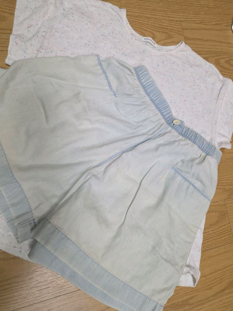 여아 여름옷 150. 스타일노리터, 탑텐키즈 상하일괄. 이미지