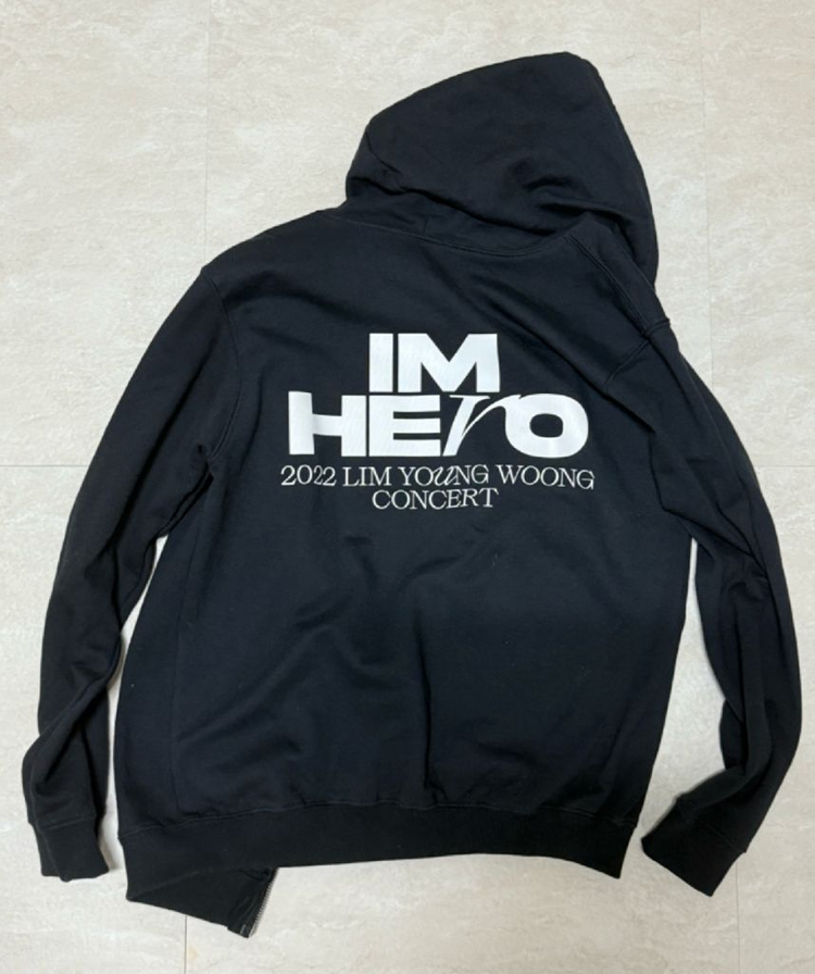 임영웅 2022 콘서트 스텝 한정 후드집업 비매품 미판매 / 레어 이미지