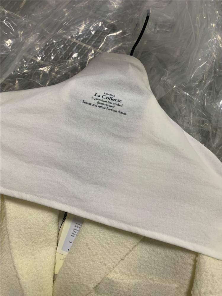 새상품 ) 르메메 트위드 크림 자켓 이미지