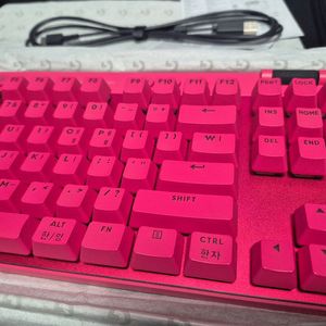 로지텍 무선 마젠타 키보드 as 남음 이미지