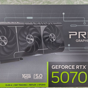 ASUS PRIME 지포스 RTX 5070 Ti D7 16GB 대원씨티에스 이미지