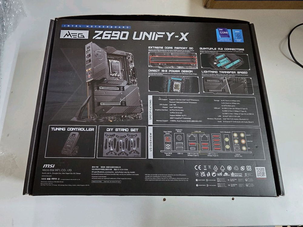 [메인보드] MSI MEG Z690 UNIFY-X (풀박스 / 오버클럭 특화 대장급 보드) 이미지