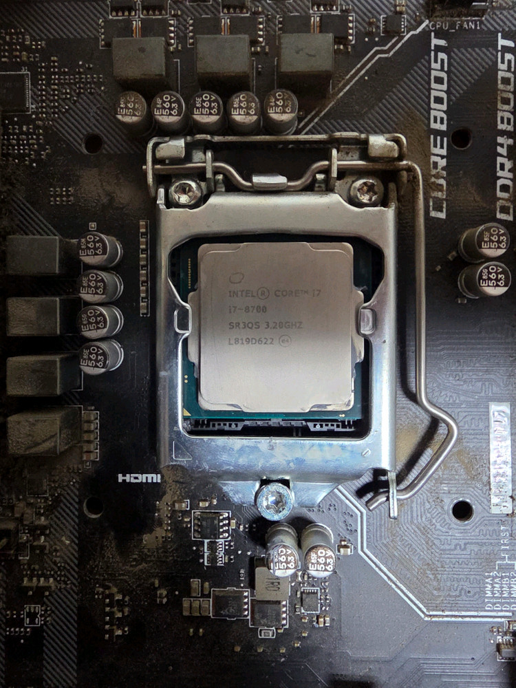 B360M박격포+i7-8700(cpu) 판매합니다.(메인보드+cpu) 이미지