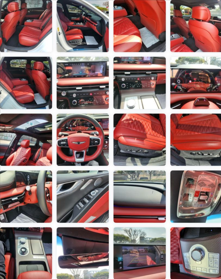 중고차 제네시스 g80, 2025년형, 가솔린 3.5T, AWD, 스포츠팩, 21,260km, 완전무사고, 신차급. 이미지