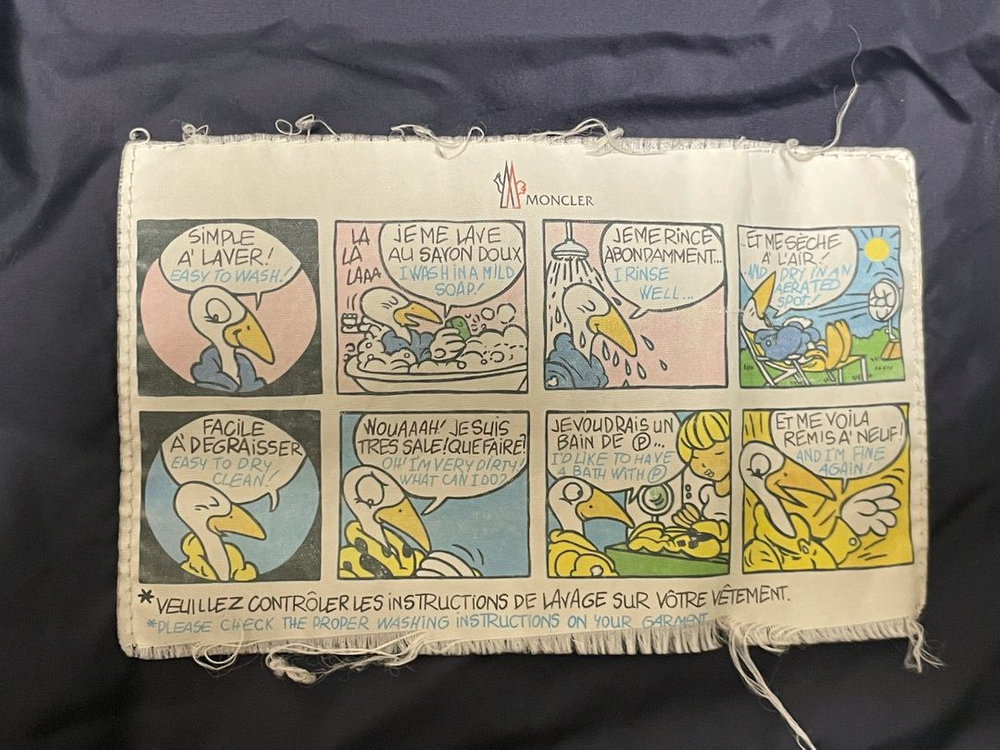 [ 4 / 정품 ] 몽클레어 클루니 롱 다운 패딩 자켓 네이비 이미지