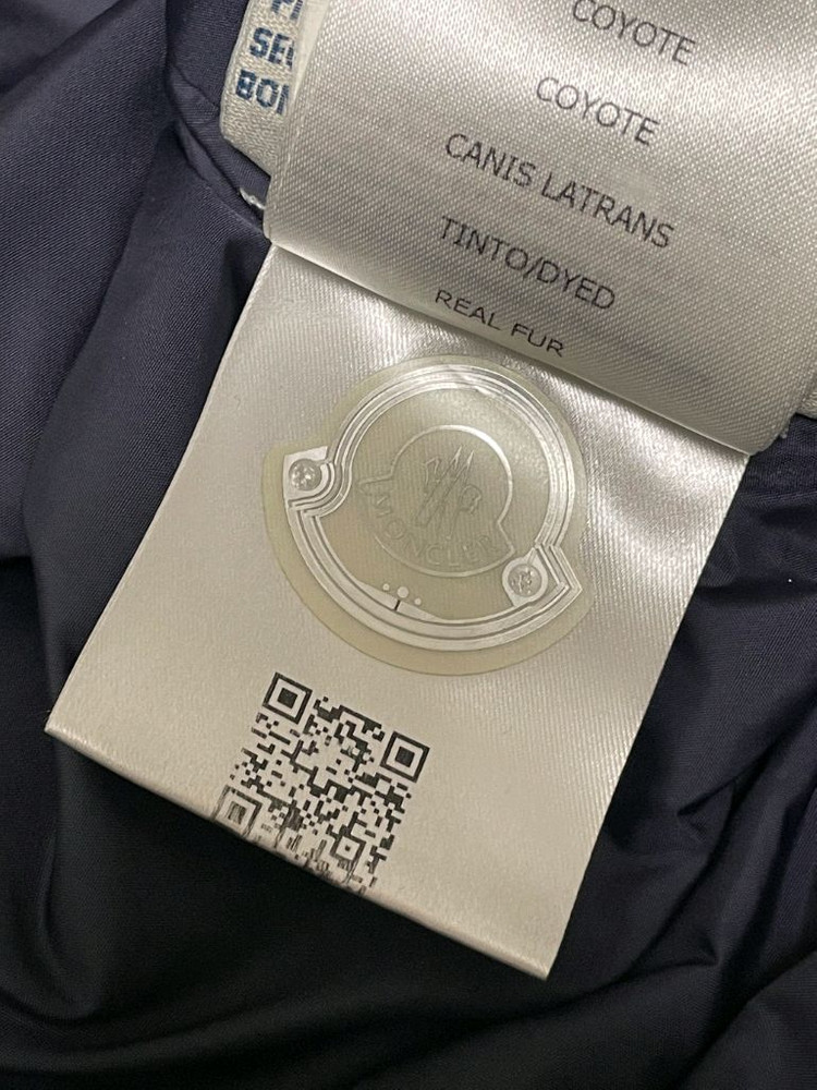 [ 4 / 정품 ] 몽클레어 클루니 롱 다운 패딩 자켓 네이비 이미지