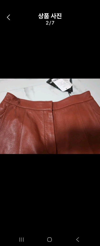 오야니 가죽 와이드 팬츠(M사이즈) 이미지