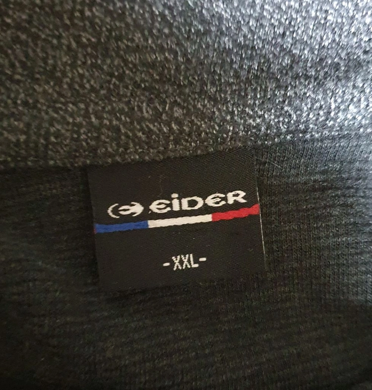 아이더 기능성 하프 집업 긴팔티 등산복 그레이 XXL 이미지