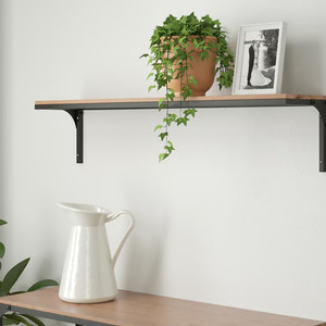 이케아 피엘보 벽선반 콤비네이션 블랙 2개 새상태 팝니다. IKEA FJALLBO 493.385.47 이미지