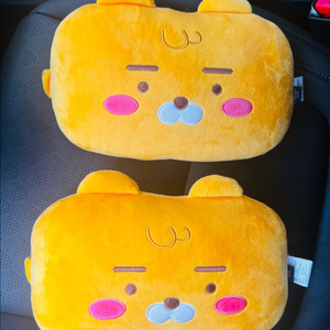 카카오프렌즈 라이언 차량용 목쿠션 이미지