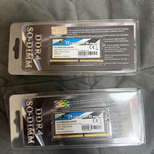 G.Skill Ripjaws DDR4 32GB 3200MHz 노트북램 2개 (총 64GB) 이미지