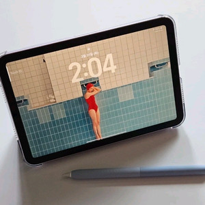 아이패드 미니7 퍼플 128GB + 펜슬 프로 세트 이미지