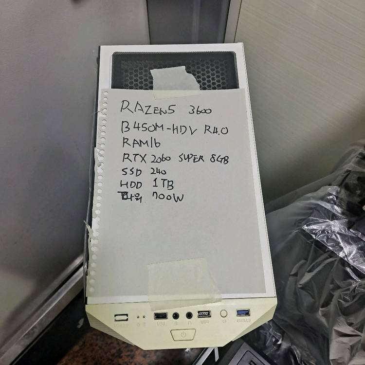 데스크탑 라이젠5 3600 RTX2060 SUPER 컴퓨터 조립컴 이미지