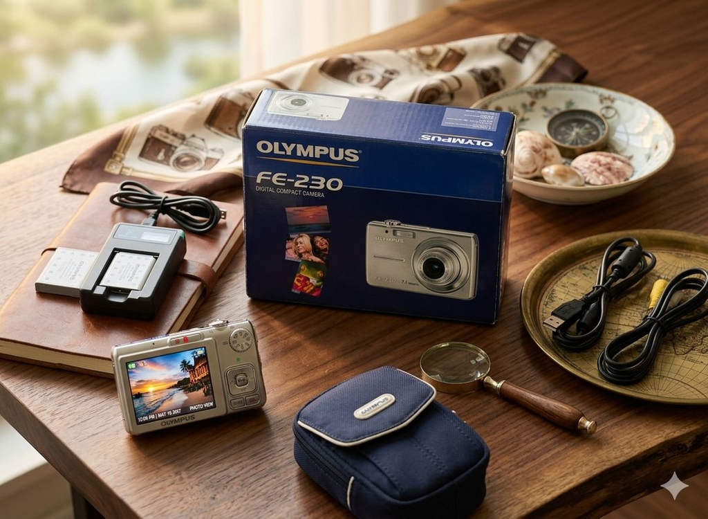 올림푸스 FE-230 디지털 카메라 풀박스 판매합니다 이미지