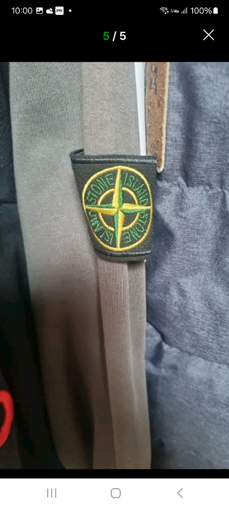 스톤아일랜드후드티카키. L/XL 이미지