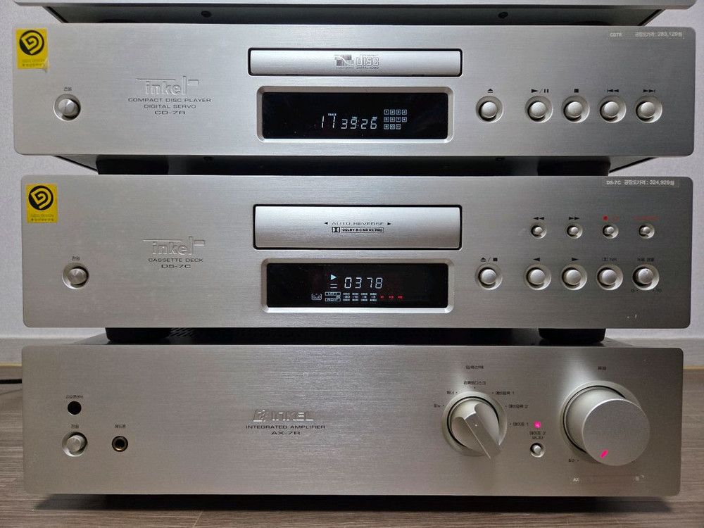 인켈 AX-7R 4단 오디오 풀세트,올수리된 제품 이미지