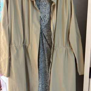 새상품 프린지쇼핑몰 봄 트렌치 원피스셋트 이미지