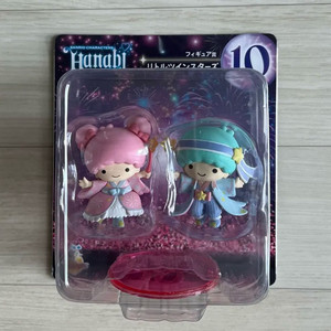 산리오 해피쿠지 2024 하나비 리틀트윈스타 키키 라라 피규어 가챠 굿즈 이미지