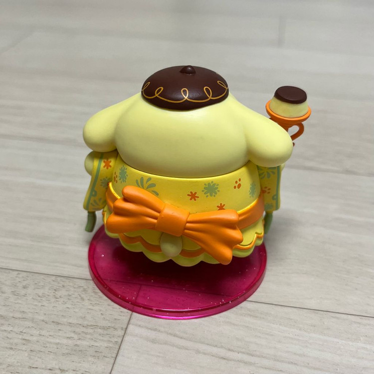 산리오 해피쿠지 2024 하나비 폼폼푸린 폼푸 피규어 가챠 굿즈 이미지