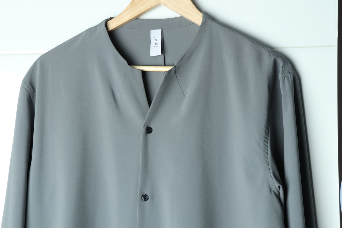 (F) 브랜드빈티지 셔츠 남방 무지 차이나카라 솔리드 이미지