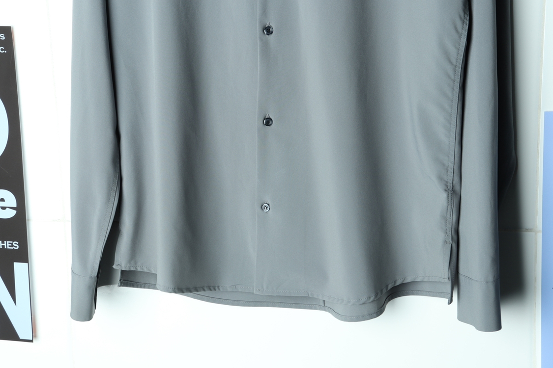 (F) 브랜드빈티지 셔츠 남방 무지 차이나카라 솔리드 이미지