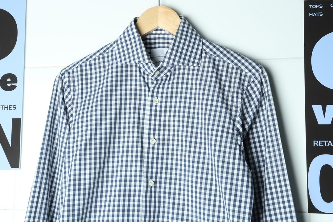 (S-M) 브랜드빈티지 셔츠 남방 체크 아메카지 블랙 이미지