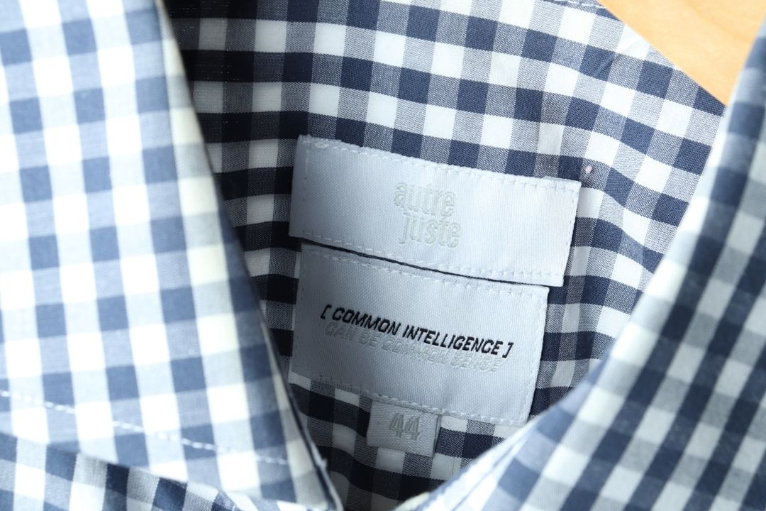 (S-M) 브랜드빈티지 셔츠 남방 체크 아메카지 블랙 이미지