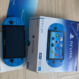 상태 A급 소니 PS Vita 2세대 비타2세대 아쿠아 블루 팝니다. 이미지