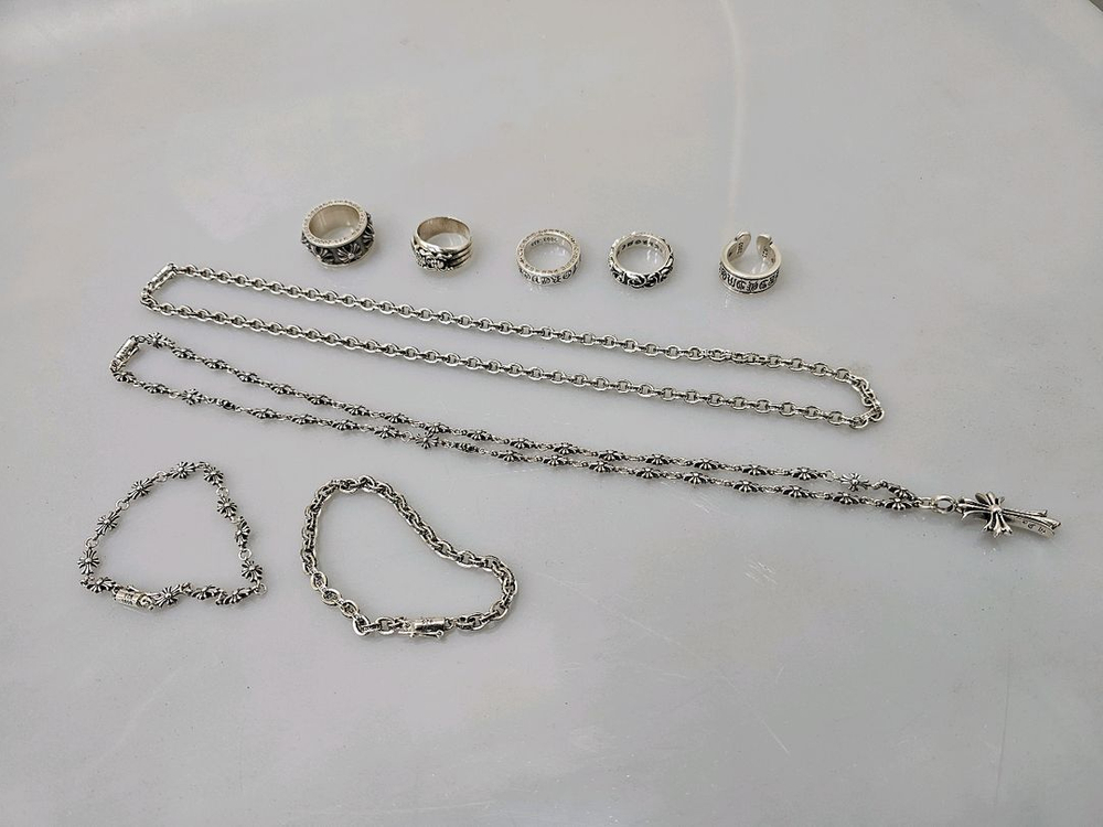 크롬하츠 실버 92.5 팔찌 반지 목걸이 정리 이미지