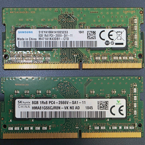 노트북용 DDR4 8GB 2666 2EA (삼성,SK) 이미지