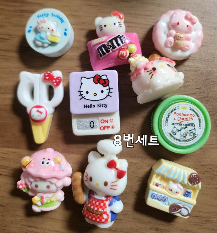 지비츠 폰꾸용 미니어처 및 데코파츠 일괄구성 이미지