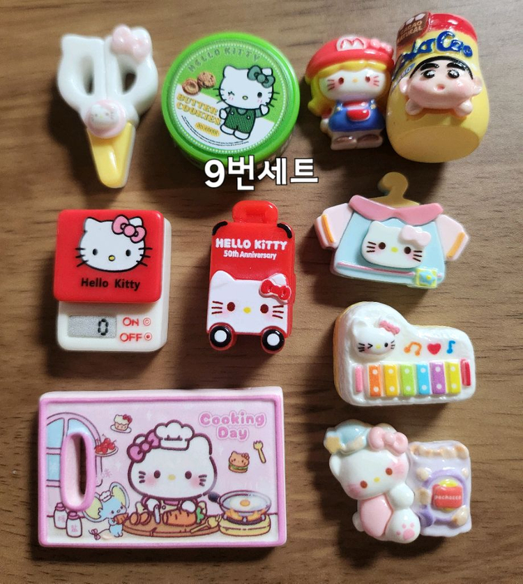 지비츠 폰꾸용 미니어처 및 데코파츠 일괄구성 이미지