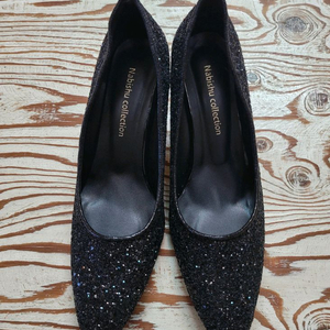 여성)글리터 펌프스 하이힐(새상품250m) 이미지