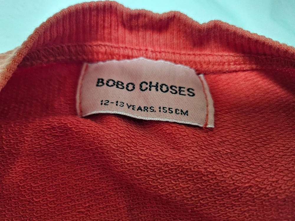 보보쇼즈 레드 스트라이프 맨투맨 155사이즈 이미지