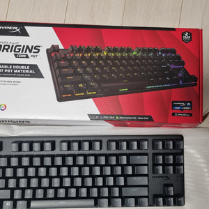 hyperx alloy 하이퍼엑스 알로이 오리진 코어 PBT 키보드 블랙 이미지