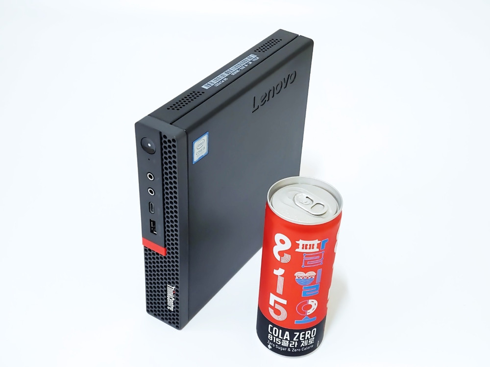 레노버 미니 PC i5-9500T 데스크탑 컴퓨터 본체 이미지