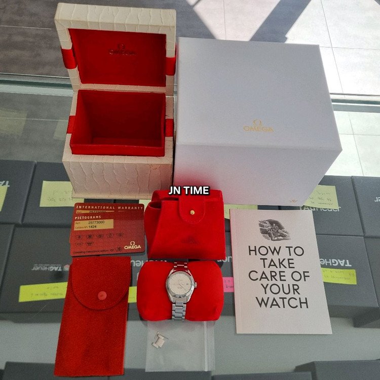 오메가 구구구형 아쿠아테라 29mm 여성용 2577.30(상품화 완료) 이미지