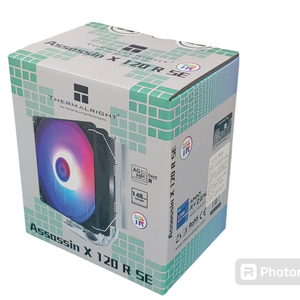 새제품 써멀라이트 ARGB CPU 공냉 쿨러 + 전용 컨트롤러 포함 이미지