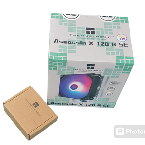 새제품 써멀라이트 ARGB CPU 공냉 쿨러 + 전용 컨트롤러 포함 이미지