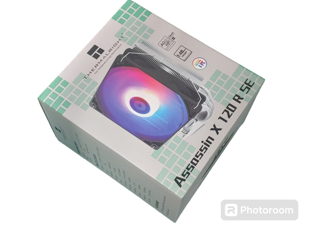 새제품 써멀라이트 ARGB CPU 공냉 쿨러 + 전용 컨트롤러 포함 이미지