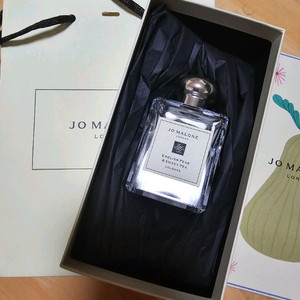 [미개봉/새상품] 조말론 잉글리쉬페어 앤 스윗 피 코롱 향수 50m/ + 포장박스. 쇼핑백/ 택포 10만 이미지